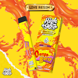 High 90's - 1g Live Resin AIO - Orange Burst