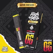 HIGH 90'S: Nineties OG 1g Live Resin Disposable Vape (I)