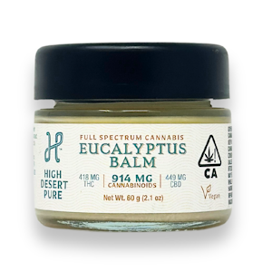 HIGH DESERT PURE - High Desert Pure - Balm - Eucalyptus 1:1 - 2.1ozz - 418mgTHC/449mgCBD