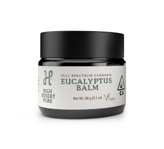 HIGH DESERT PURE - High Desert Pure - 2.1oz 449mg CBD:418mg THC - Eucalyptus Balm