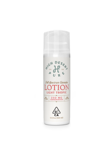 HIGH DESERT PURE - High Desert Pure - 3.5oz. 252mg CBD:266mg THC Topical - Light Tropic Lotion 1:1