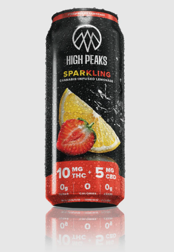 High Peaks - Sparkling Strawberry Lemonade 10mg Beverage Main Image