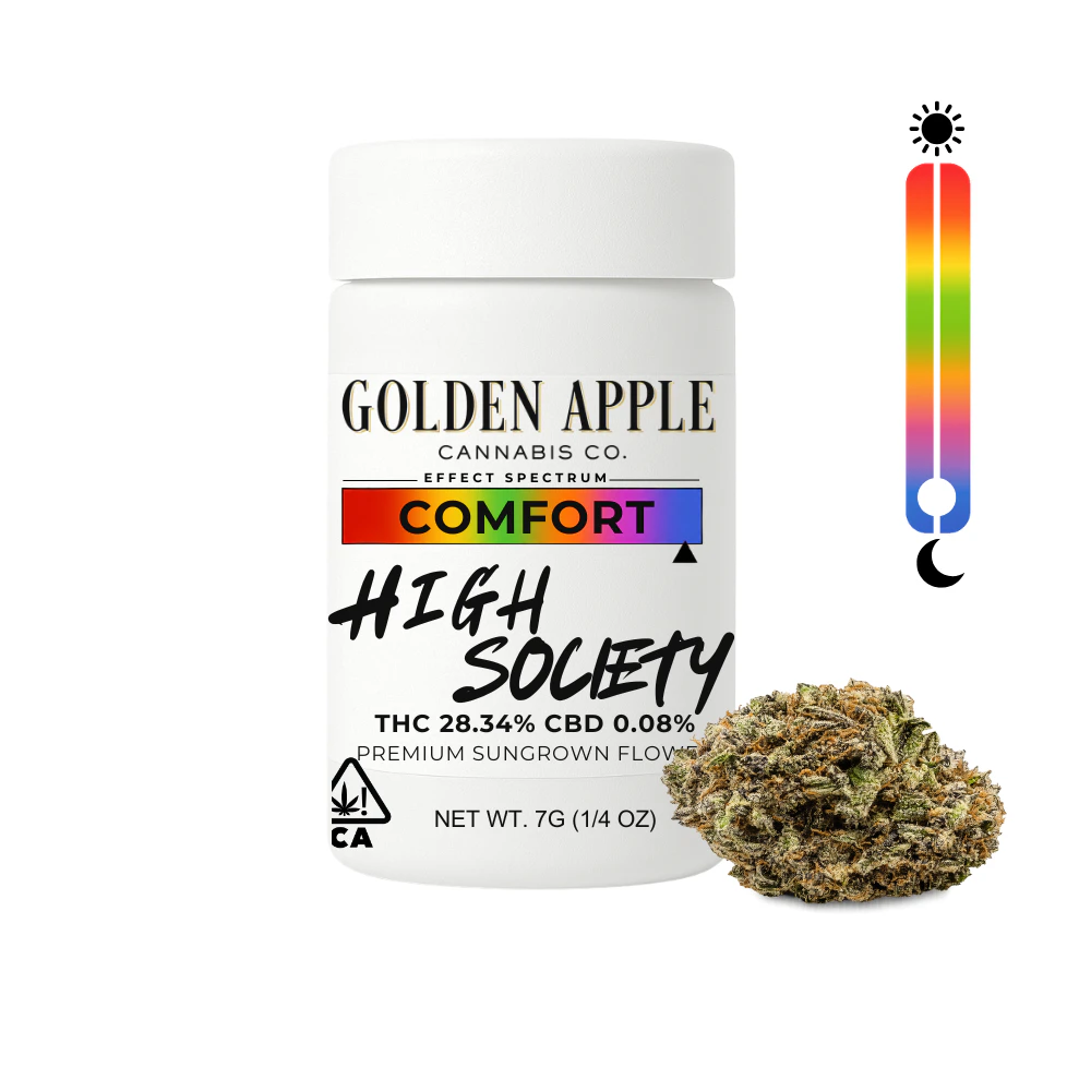 Golden Apple Cannabis Co. - High Society | Premium | Indica | 14g Main Image