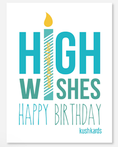 KushKards - High Wishes | One-Hitter Card (KushKards)