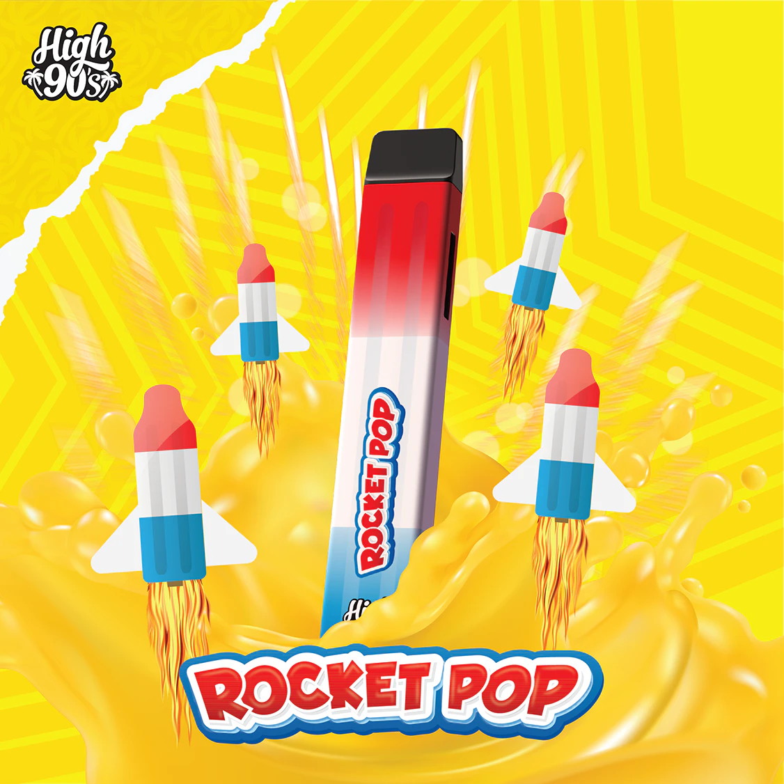 HIGH 90s - HIGH 90S | ROCKET POP - AIO | CARTRIDGE | 1G Main Image