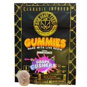 High Grade -100mg Gummies (Grape Gushers-Indica)