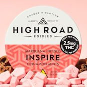 High Road | Inspire Cinnamon Mints | 100mg