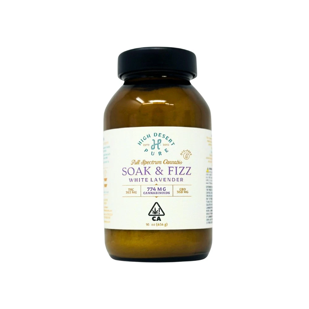 High Desert Pure - WHITE LAVENDER 1:1 SOAK & FIZZ 700MG - HIGH DESERT PURE Main Image