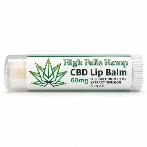High Falls Hemp - High Falls Hemp CBD Lip Balm — | Spearmint |60 mg full-spectrum hemp extract infusion | 0.15 oz  UPSTAIRS