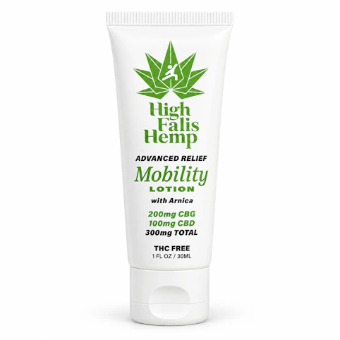 High Falls Hemp - High Falls Hemp Advanced Relief Mobility Lotion — CBD + CBG: 300 mg  UPSTAIRS