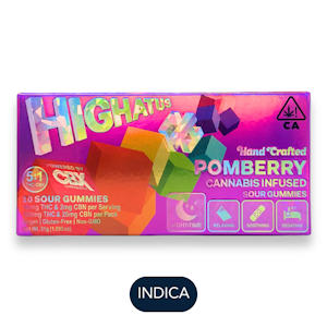 HIGHATUS - Highatus - Sour - Pomberry 5:1 CBN - Gummies - 10pk - 100mg