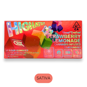 HIGHATUS - Highatus - Sour - Strawberry  Lemonade - Gummies - 10pk - 100mg