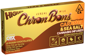 Highatus - 100mg 10pk ChronBons - Caramel & Sea Salt
