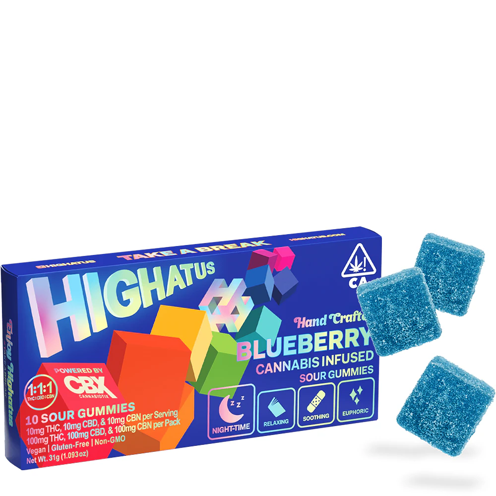 Highatus - Blueberry Sour Gummy Main Image
