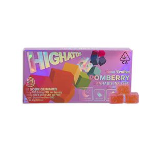 HIGHATUS - Highatus Sour Gummies Pomberry 5:1 CBN