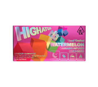HIGHATUS - Highatus Sour Gummies Watermelon