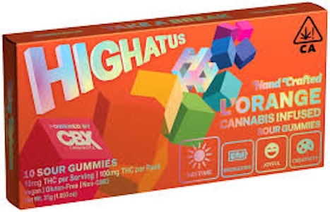 HIGHATUS - HIGHATUS | LORANGE - 10PK | EDIBLE | 100MG