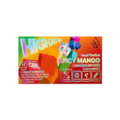 SPICY MANGO CBG SOUR GUMMIES 100MG - HIGHATUS
