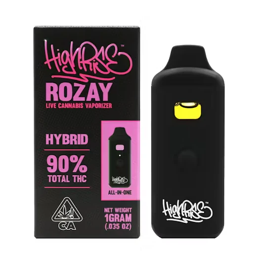 rise disposable vape HighRise | Rozay | All-In-One | 1g Voopoo - Panda - flavors:CHERRY LEMON strawberry burst