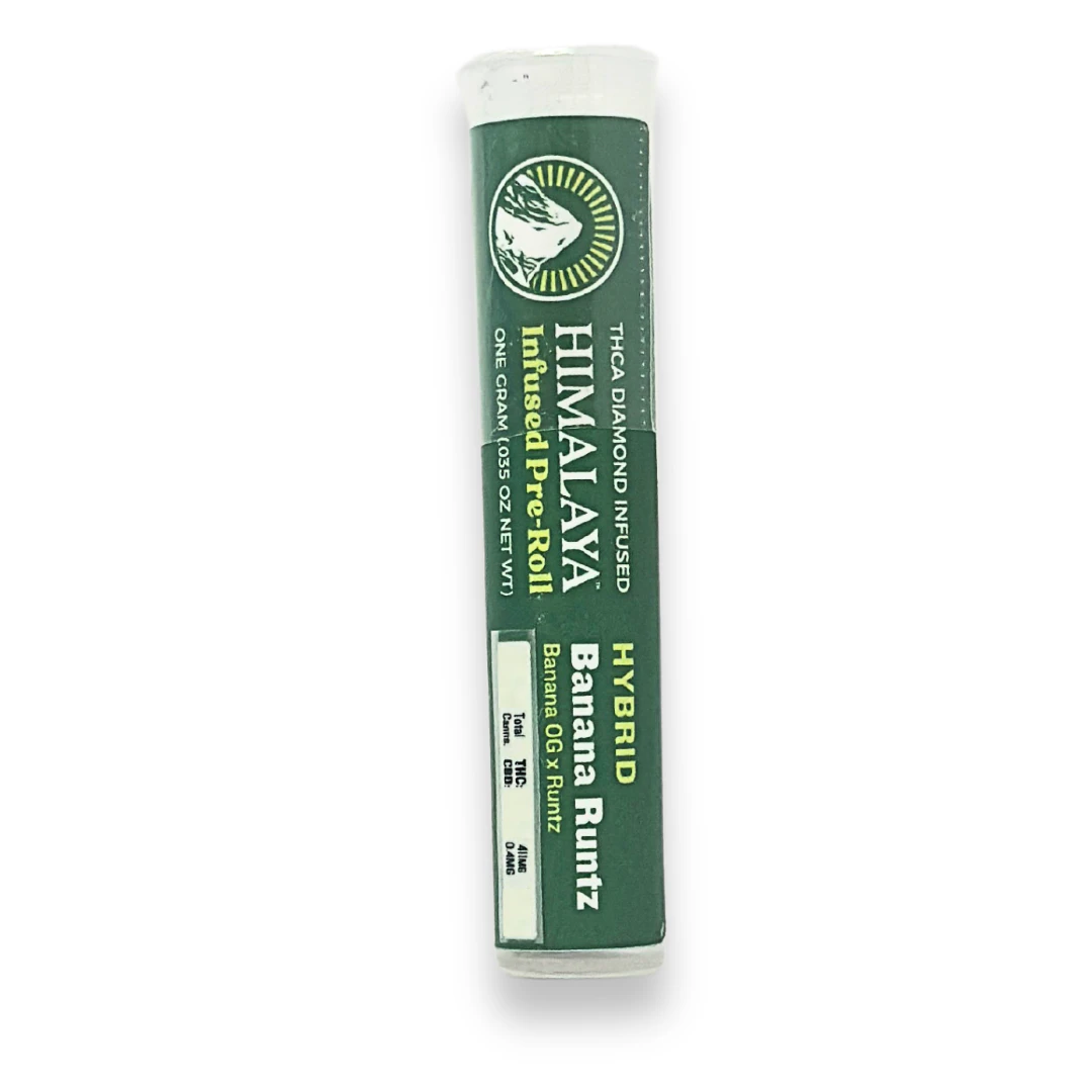 HIMALAYA - Himalaya - Diamond - Banana Runtz - Infused Preroll - 1.0g Main Image