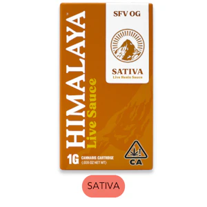 HIMALAYA - Himalaya - Live Sauce - SFV Og - Vape Carts - 1.0g