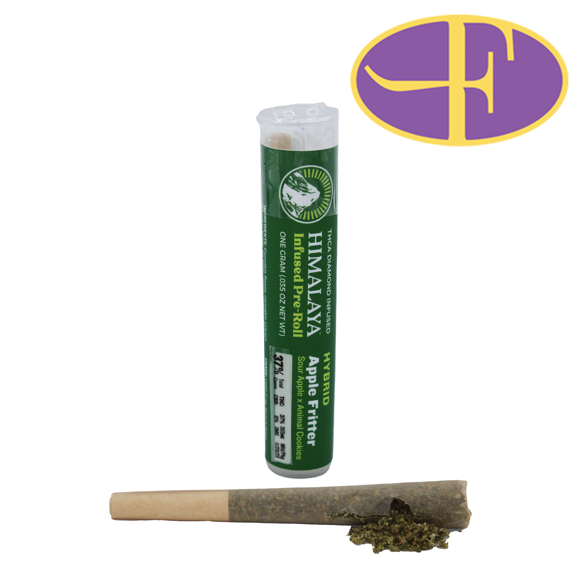 HIMALAYA - Apple Fritter THCa Diamond Infused Pre-Roll Main Image