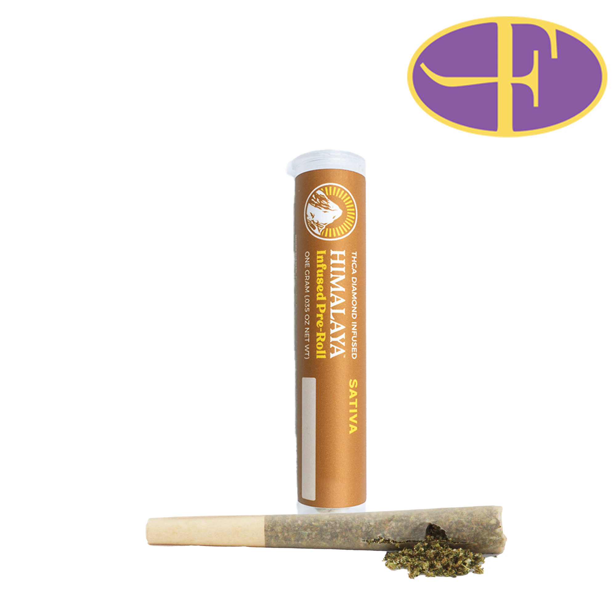 HIMALAYA - Green Crack THCa Diamond Infused Pre-Roll Main Image