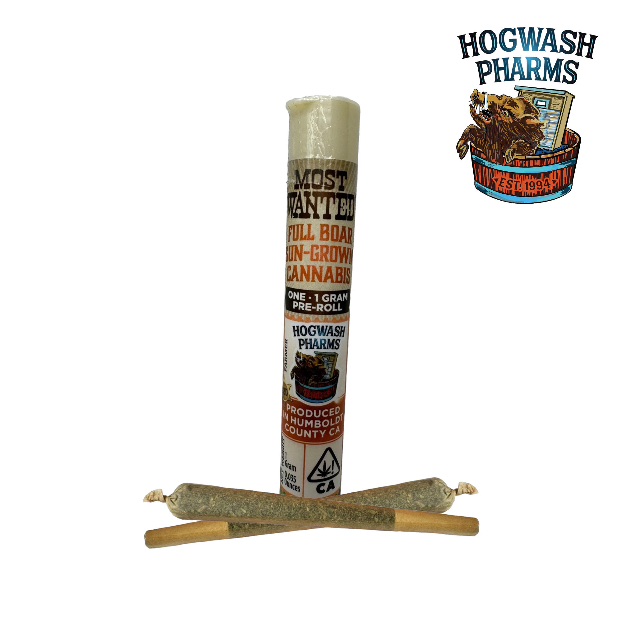 Hogwash Pharms - Whitethorn Rose Pre-Rolls (2pk) Main Image