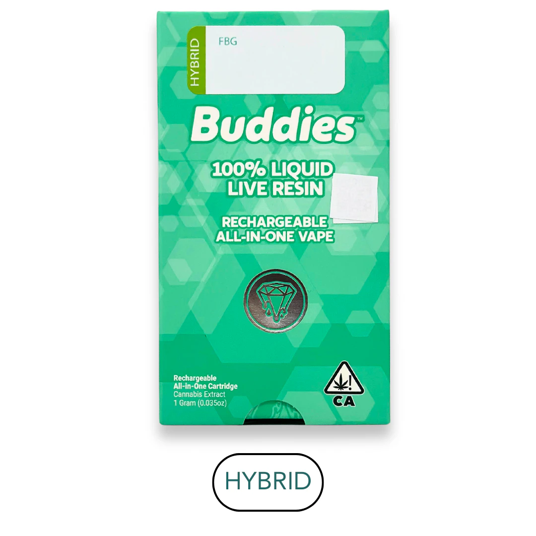 Buddies Brand - Buddies - Live Resin - FBG - RTU - 1.0g Main Image