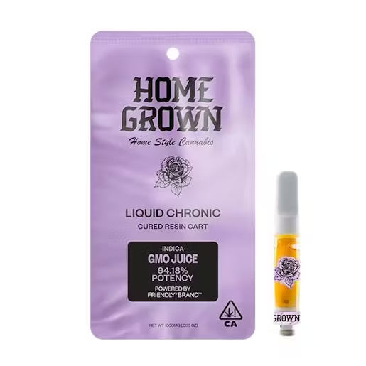 Home Grown | GMO Juice | Cured Resin Cartridge | 1g