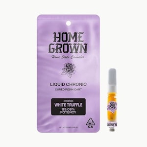 Home Grown - White Truffle 1g Cured Resin Cart - Home Grown