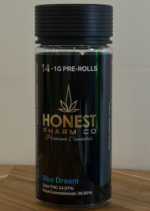 Honest farm Co - Honest Farm Co Premium Cannabis Blue Dream 1g Pre rolls 14 Pack Main Image