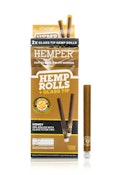 Hemp Pre-rolled Cones with Glass Tips - Honey- King Size (2pk)