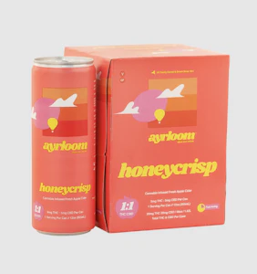 AYRLOOM - Ayrloom | Drink | Honeycrisp Cider 1:1 | 4-pack | 12oz | 20mg