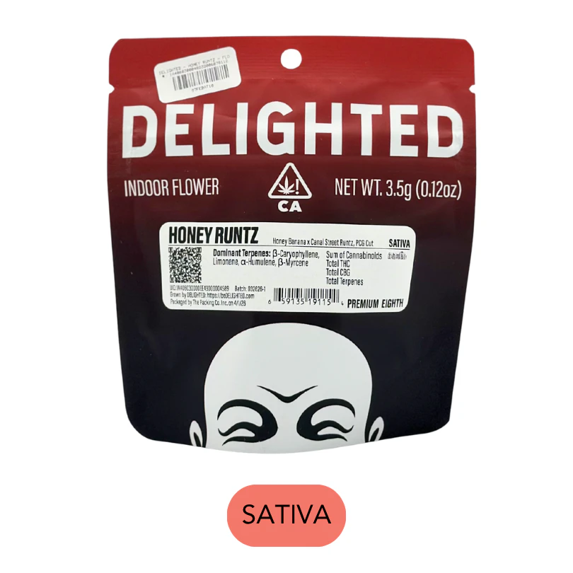 Delighted - Delighted - Honey Runtz - Flower - 3.5g Main Image
