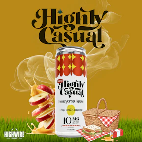 Highly Casual Seltzer Honeycrisp Apple 10mg