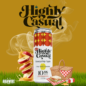 HIGHLY CASUAL - Highly Casual Seltzer Honeycrisp Apple 10mg
