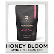 Honey Bloom's - Lv3 - Mixed Fruit - (10pc x 5mg THC / 50mg CBD)