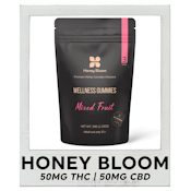 Honey Bloom's - Lv3 - Mixed Fruit - 50mg THC / 50mg CBD