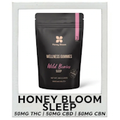 Honey Bloom's - Lv3 - Sleep - Wild Berries - 50mg THC + 50mg CBD + 50mg CBN