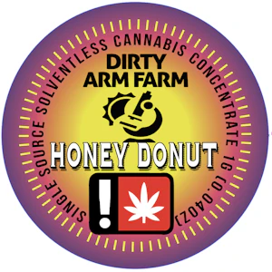DIRTY ARM FARMS - Honey Donut Rosin Concentrate | 1g (73µ-149µ Live Hash Rosin)