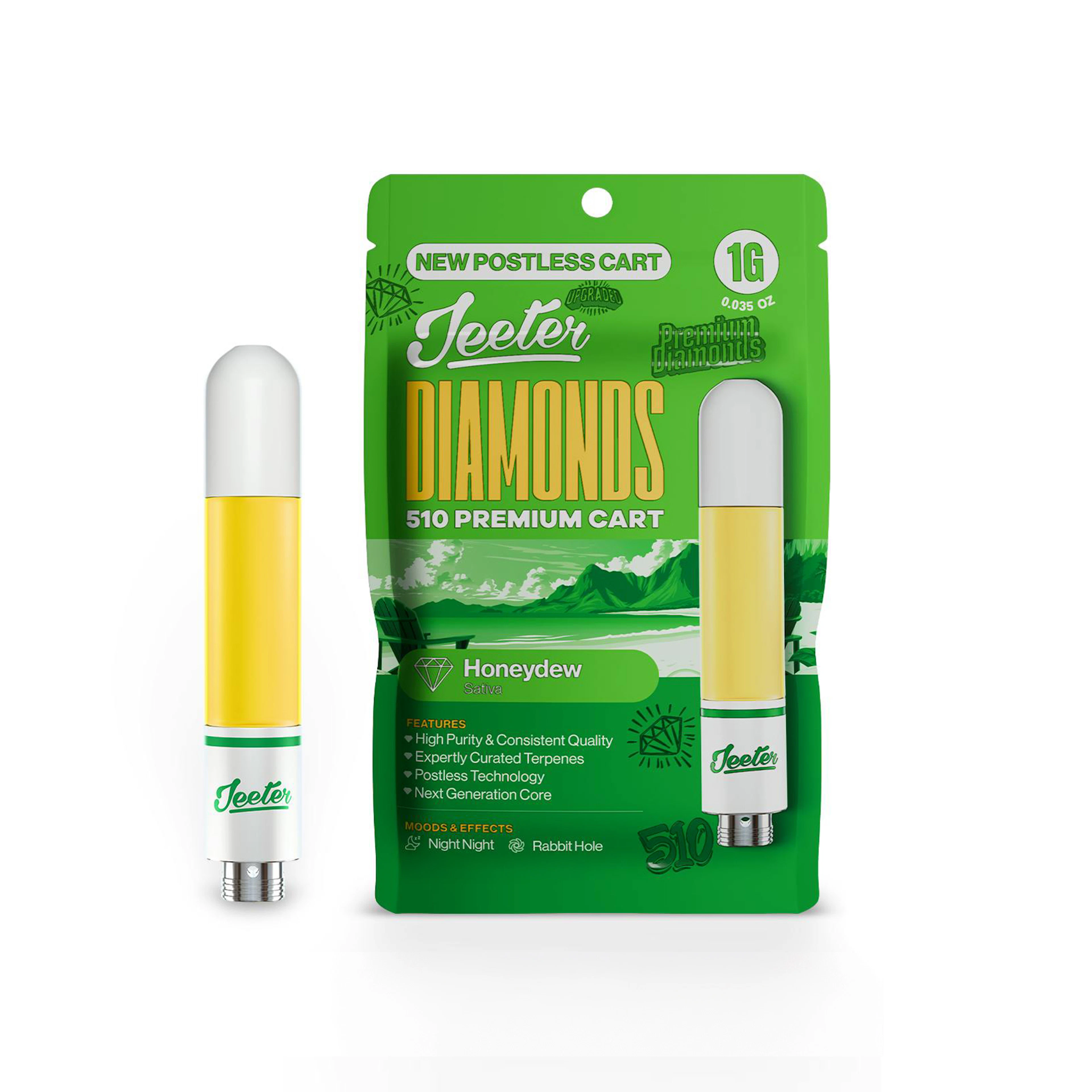 Jeeter Honeydew Liquid Diamonds Cartridge 1.0g