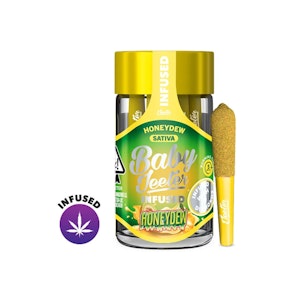Jeeter - Honeydew (S) | .5g 5pk Baby Jeeter Infused Preroll | Jeeter