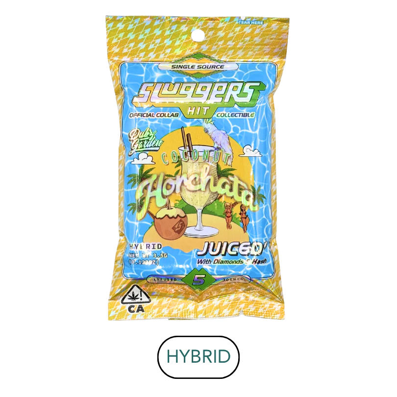 Sluggers - Sluggers - Hash Diamonds - Coconut Horchata - Infused Preroll Pack - 5pk - 3.5g Main Image