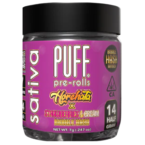 PUFF - Horchata x Strawberries and Cream (S) | .5g 14pk Bubble Hash Preroll | Puff