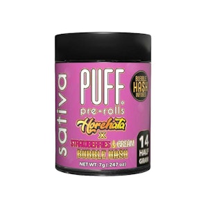 PUFF - PUFF Horchata x Strawberries and Cream Bubble Hash Infused 14-Pack Pre-Roll 7.0g