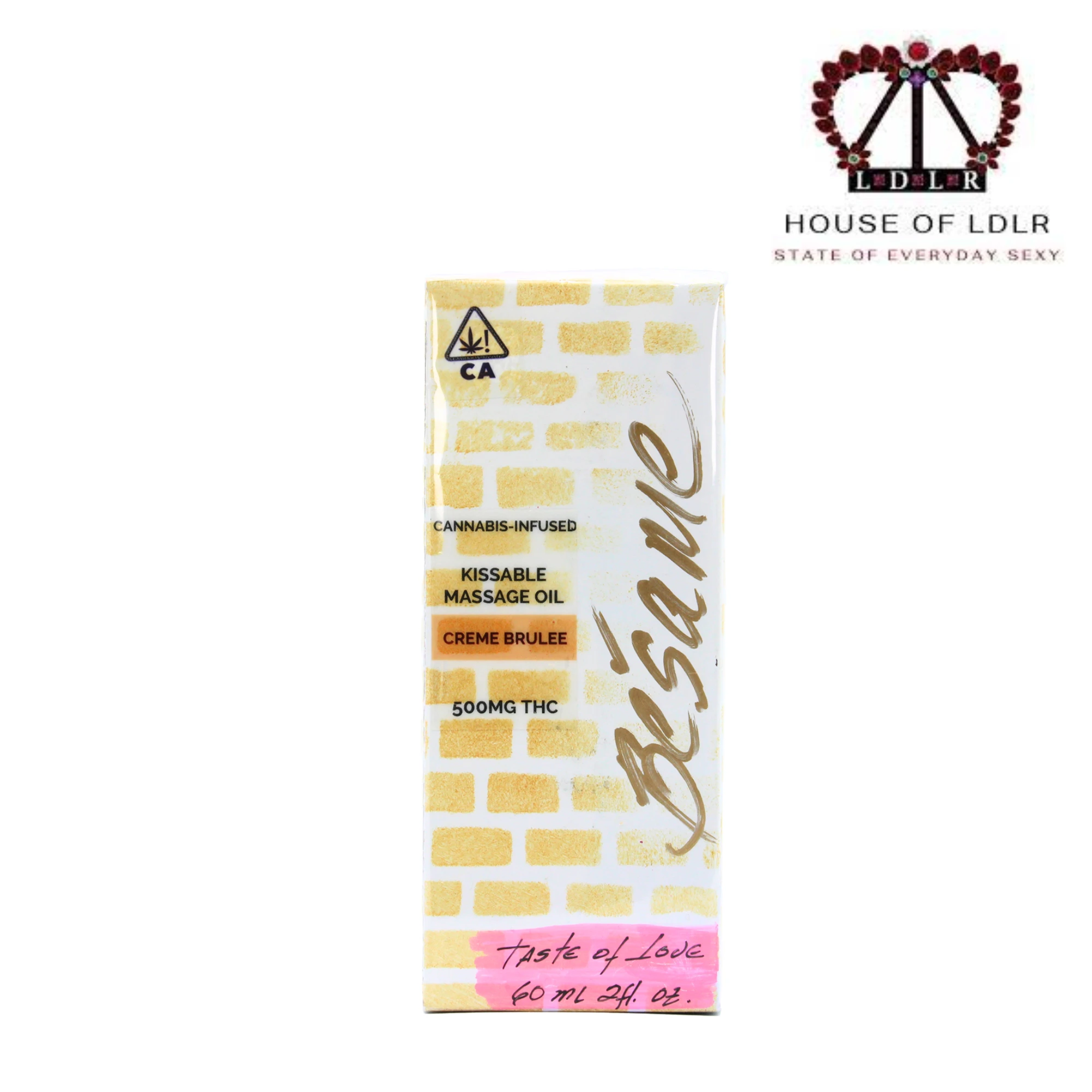 House of LDLR - Besame Creme Brulee Massage Oil Main Image