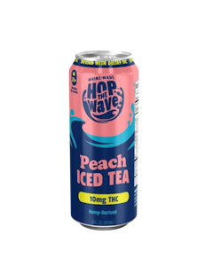 Hop the Wave - Peach Iced Tea 10mg THC