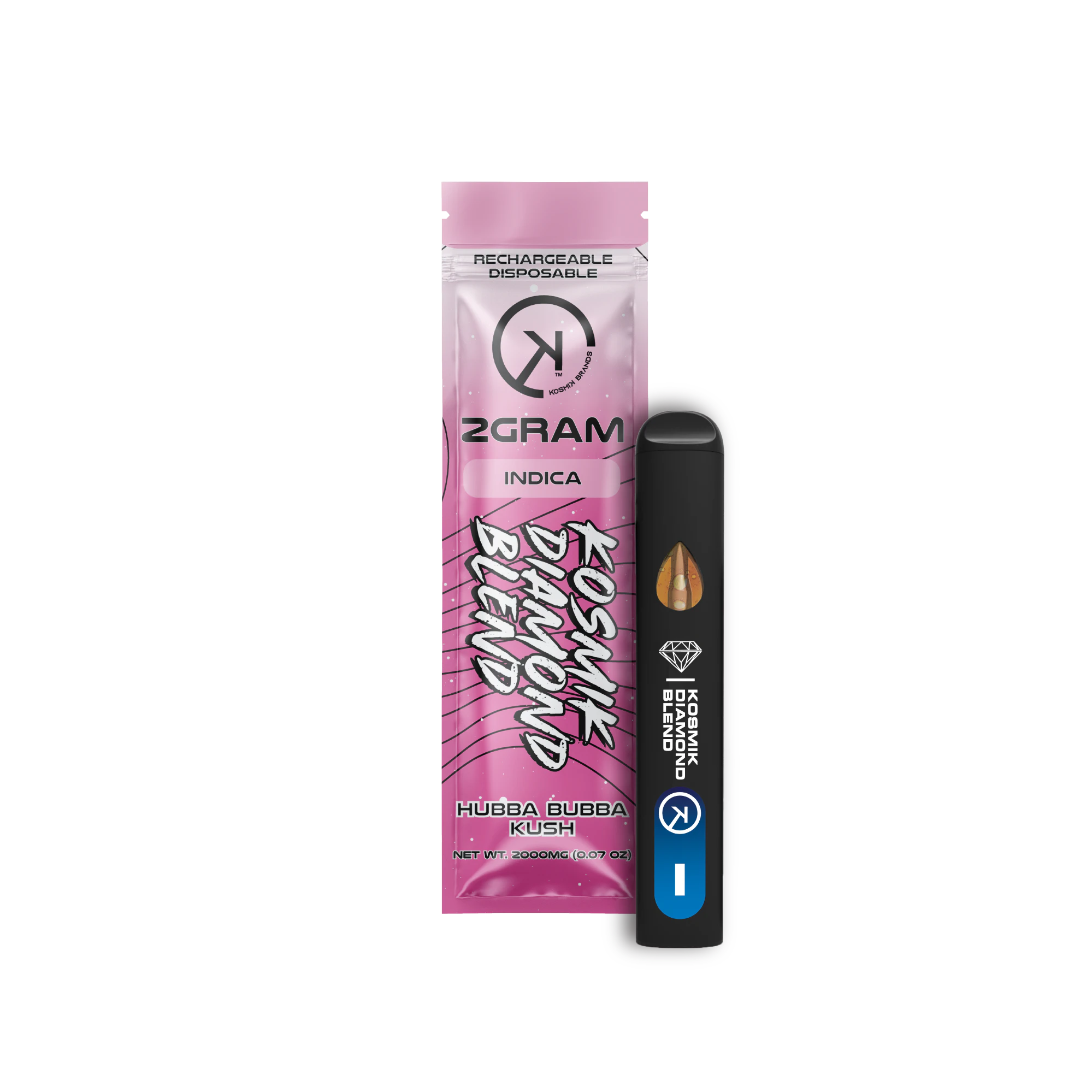 Kosmik Vapes - Hubba Bubba (2g) Diamond Live Resin Disposable Main Image