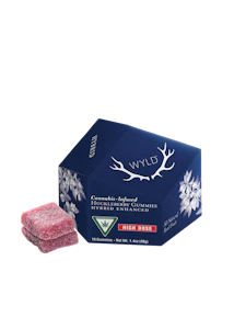 WYLD -  Wyld-Huckleberry-Hybrid-High Dose-10 Pieces-200mg